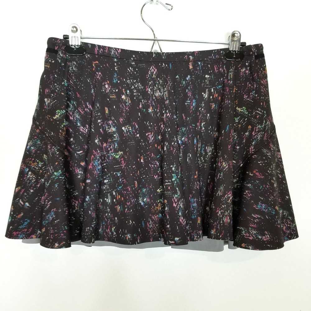 Athleta Match Point‎ Skort Women Sz M City Lights Mini Skirt Athletic Golf